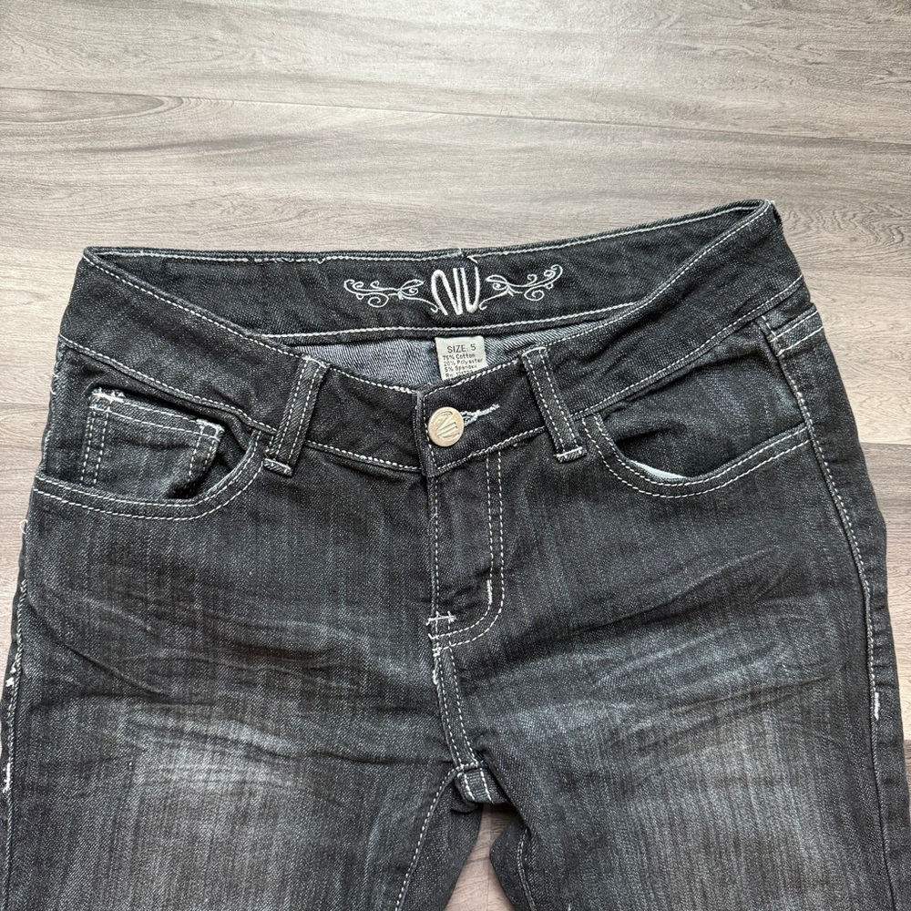 Vintage Y2K low rise skinny Black Denim Jeans